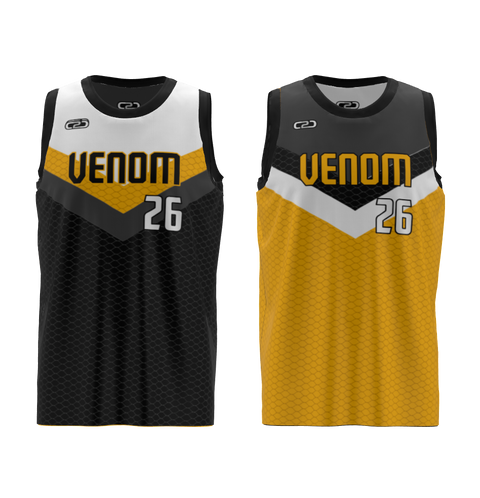 Custom Venom Core Reversible Basketball Singlet Design Your Own