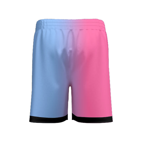Miami Gradient Above Knee shorts "Black"