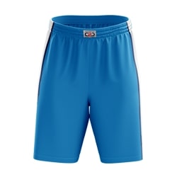 North Carolina Basketball Shorts Sky (Front View) - Coast 2 Coast Sports